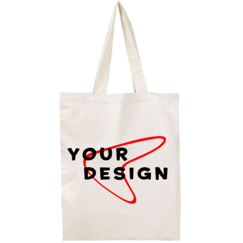custom printed tote and record bag quote